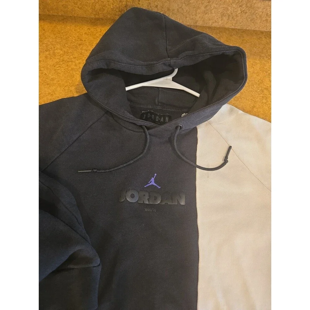 Air Jordan Legacy AJ11 Jumpman Space Jam Hoodie Deadstock Colorblock Mens Ptp 21